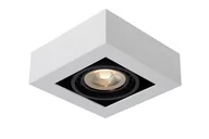 Lampy sufitowe - Lucide Zefix 09120/12/31 plafon lampa sufitowa 1x12W GU10 biały - miniaturka - grafika 1