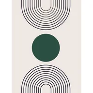 Dywany - Dywan Madrid 120 x 160 cm geometryczny szaro-zielony - miniaturka - grafika 1