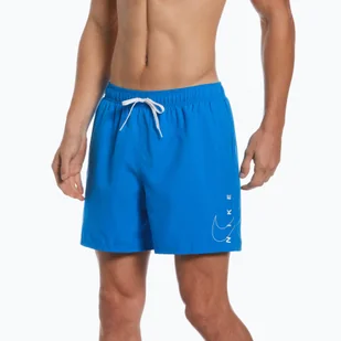 Szorty kąpielowe męskie Nike Swoosh Break 5" Volley - Spodnie sportowe męskie - miniaturka - grafika 1