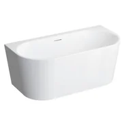 Wanny - Polimat Sola Wanna wolnostojąca przyścienna 150x75 cm biała 00414 - odbiór osobisty: Kraków, Warszawa - miniaturka - grafika 1