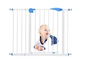 Zabezpieczenia dla dzieci - Barierka na drzwi, schody OMNA rozporowa, rozszerzenia biel - miniaturka - grafika 1