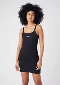 Sukienki - WRANGLER CAMI DRESS BLACK W9R1DG100 S - Wrangler - miniaturka - grafika 1