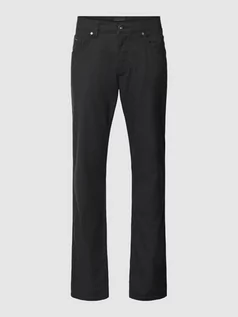 Spodnie męskie - Jeansy o kroju straight fit z 5 kieszeniami model ‘CORDOBA’ - grafika 1