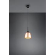 Lampy sufitowe - Trio Chiron lampa wisząca 1-punktowa czarna/mosiądz 310800108 310800108 - miniaturka - grafika 1