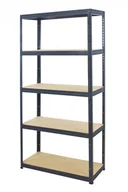 Szafy i regały magazynowe - Regał Helios magazynowy metalowy HGG_213X100X45_5_400 ilość półek 5 nośność 400 kg / Wamar-Sosenka - miniaturka - grafika 1