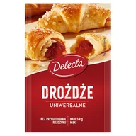Dodatki do ciast w proszku - Delecta DROŻDŻE INSTANT 8G zakupy dla domu i biura 22682 - miniaturka - grafika 1