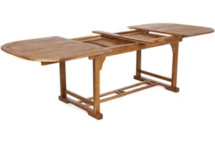 Meble ogrodowe drewniane Akacja Oval 165+60+60 cm 10+1 - Meble ogrodowe - miniaturka - grafika 9