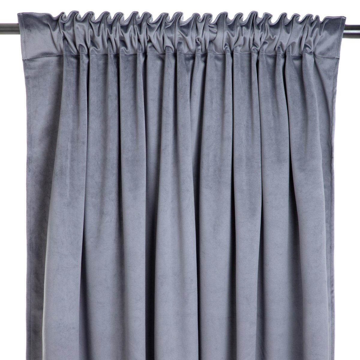 Zasłona zaciemniająca B2 Velvet ciemnoszara Essentials HOMLA