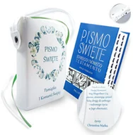 Dewocjonalia - ZESTAW Biblia prezent na Komunię, Pismo Święte, okładka, dedykacja, Pallottinum 18x12 paginacja - miniaturka - grafika 1