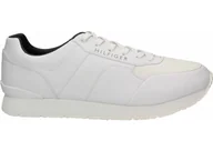 Sneakersy damskie - Tommy Hilfiger Sneakersy FM0FM02057 45 Corporate Leather Runner - miniaturka - grafika 1