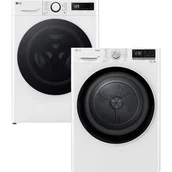 Zestawy AGD - Zestaw AGD LG Pralka F4W11500W 11kg + Suszarka RC80V5AV5N 8kg - miniaturka - grafika 1