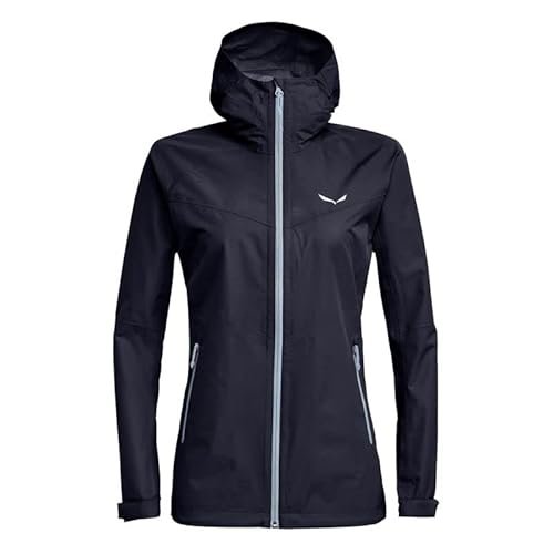 Salewa Damska kurtka przeciwdeszczowa Puez (Aqua 3) Ptx W Jkt, granatowy klasy premium., 50