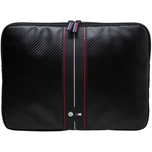 Etui na laptopa BMW Carbon Red Stripes 14 cali Czarny - Torby na laptopy - miniaturka - grafika 1