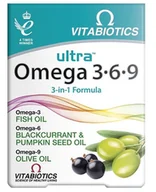 Witaminy i minerały - Vitabiotics Ultra Omega 3-6-9 Suplement Diety 60 Kapsułek - miniaturka - grafika 1