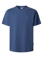 Koszulki męskie - Pepe Jeans Koszulka "Connor" w kolorze niebieskim - miniaturka - grafika 1