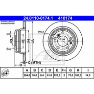Tarcze hamulcowe - ATE TARCZA HAM 24.0110-0174.1 BMW E28 518I 83-87, 520I 81-87, 524TD 83-87, 525I 81-87  24.0110-0174.1 - miniaturka - grafika 1