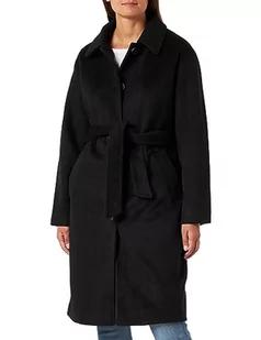Bestseller A/S Damski płaszcz VMTRIBECA Long Duster Coat BOOS, czarny, M, Schwarz, M - Płaszcze damskie - miniaturka - grafika 1