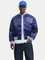 Kurtki męskie - Jack&Jones Kurtka bomber Meadows 12282953 Niebieski Regular Fit - miniaturka - grafika 1