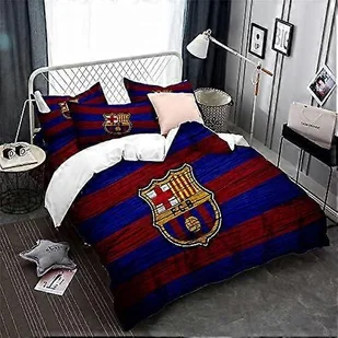 Kerota Poszwa na kołdrę drużyny piłkarskiej FC Barcelona Poliestrowa pościel dziecięca Poszwa na kołdrę i poszewka na poduszkę 90 nici bawełniana )... - Pościel dla dzieci - miniaturka - grafika 1