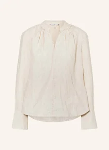 Tommy Hilfiger Bluzka Z Lnu beige - Bluzki damskie - miniaturka - grafika 1