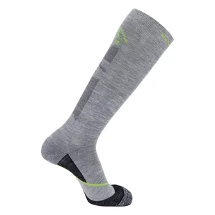 Skarpety wysokie SALOMON SKI TOURING MTN DX+SX LC1977600 – Czarny - Skarpety termoaktywne - miniaturka - grafika 1