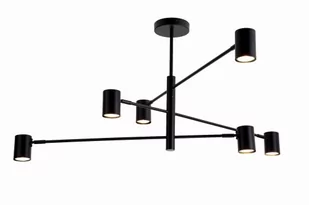 Light Prestige Snow 6 wiszący czarny LP-731/6P BK LP-731/6P BK - Lampy sufitowe - miniaturka - grafika 1