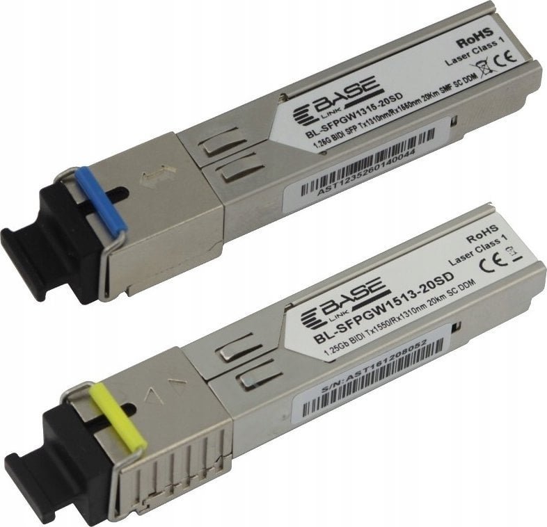 Moduł SFP Base link MODUŁ WKŁADKA GIBIC SFP WDM 1310/1550 SM SC 20km