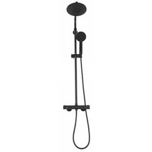 Rea Zestaw Prysznicowy Natryskowy BLISS Black P8804 - Zestawy prysznicowe - miniaturka - grafika 1