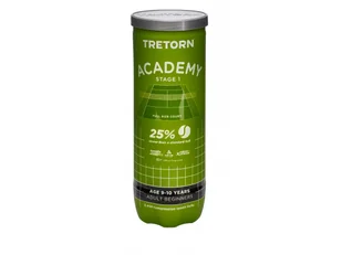 Piłki tenisowe dla dzieci Tretorn  Academy Green (3 Pack) - Piłki dla dzieci - miniaturka - grafika 1