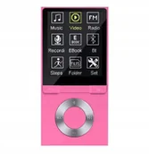 Odtwarzacze MP3 - Odtwarzacz MP4 B6 32GB bluetooth microSD MP3 różowy - miniaturka - grafika 1