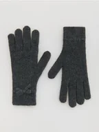 Rękawiczki - Reserved - Rękawiczki z kokardkami - ciemnoszary - miniaturka - grafika 1