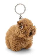 Plecaki - Breloczek Kapibara Capy-Barbara 10cm brązowy - Pluszowy towarzysz przytulanka zwierzęca z kółkiem na klucze do smyczy, torby albo plecaka - miniaturka - grafika 1