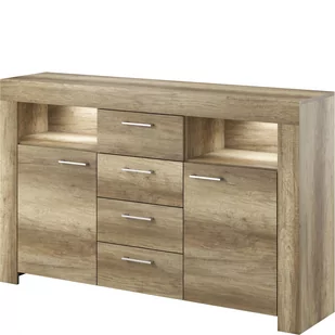 Komoda SK155 Sky Piaski Meble Dąb Riviera - Komody - miniaturka - grafika 1