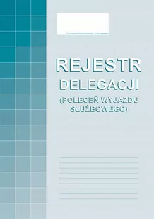 Druk Rejestr Delegacji A4 505-1R Michalczyk - Notesy i bloczki - miniaturka - grafika 1
