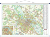 Atlasy i mapy - EkoGraf. Wrocław. Mapa ścienna 1:15 000 - miniaturka - grafika 1