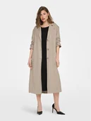 Płaszcze damskie - ONLY Trencz 15217799 Beżowy Relaxed Fit - miniaturka - grafika 1