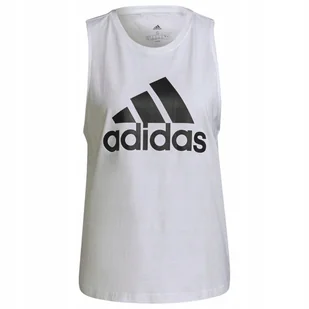 Koszulka damska adidas Essentials Big L biała H10199 XL - Koszulki i topy damskie - miniaturka - grafika 1