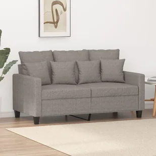 Vidaxl Sofa 2-Osobowa, Kolor Taupe, 120 cm, Tapicerowana Tkaniną - Sofy i kanapy Vidaxl Sofa 2-Osobowa, Kolor Taupe, 120 cm, Tapicerowana Tkaniną - Sofy i kanapy - miniaturka - grafika 1