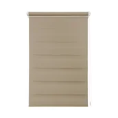 Rolety - Roleta dzień noc 75/71x140 cm Juno Trench ciemno kremowa - miniaturka - grafika 1