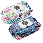 Chusteczki nawilżane - PAPILION Papilion Tropic Flowers chusteczki nawilżane x 120 szt - miniaturka - grafika 1