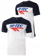Koszulki męskie - Koszulka Męska Bawełniana T-shirt Retro Hi-tec L - miniaturka - grafika 1