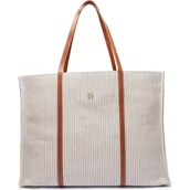 Torebki damskie - Tommy Hilfiger Shopperka | z dodatkiem skóry - miniaturka - grafika 1