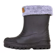 Kalosze damskie - Kavat Unisex dziecięce kalosze Gimo Wp, czarny - czarny Black 911-25 EU - miniaturka - grafika 1
