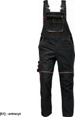 Odzież robocza - CERVA KNOXFIELD SPODNIE OGRODNICZKI - spodnie ochronne z elastyczną talią, odblaskowe wstawki - antracyt 56 - miniaturka - grafika 1