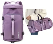 Torebki damskie - BAGAŻ PODRĘCZNY TORBA PLECAK 2W1 SAMOLOTU PODRÓŻNA - miniaturka - grafika 1