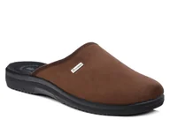 Kapcie męskie - Kapcie męskie brązowe Inblu DG-75 pantofle domowe wsuwane zakryte palce-45 - miniaturka - grafika 1