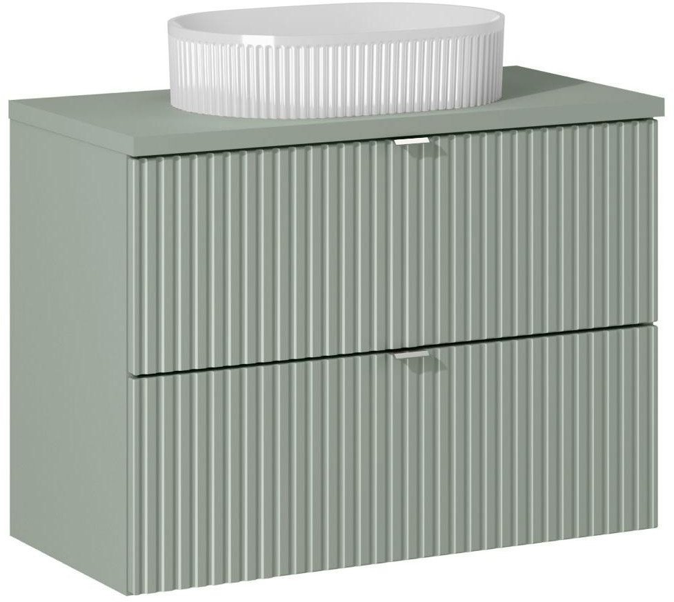 Zestaw meblowy 80cm z blatem i umywalką nablatową Beyond