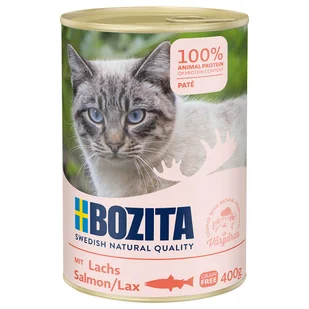 Bozita 6 x 400 g, karma mokra dla kotów, łosoś| - Mokra karma dla kotów - miniaturka - grafika 1