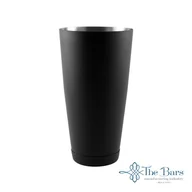 Shakery barmańskie - Shaker do drinków TIN TIN czarny, kubek i szklanica ze stali nierdzewnej 840 i 600 ml - miniaturka - grafika 1