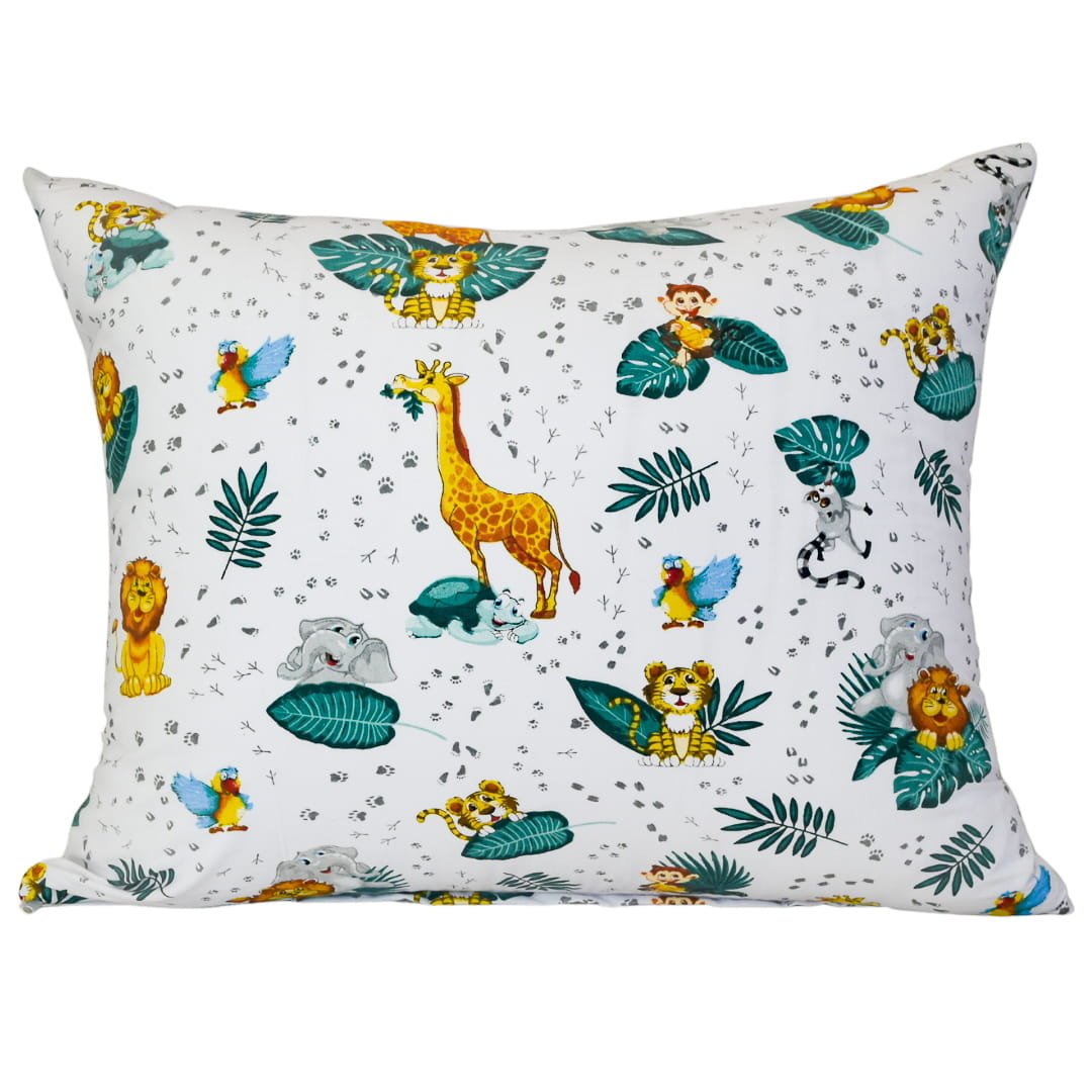 Poszewka Dziecięca 50x60 Bawełniana ZOO Wysoka Jakość Polski Producent